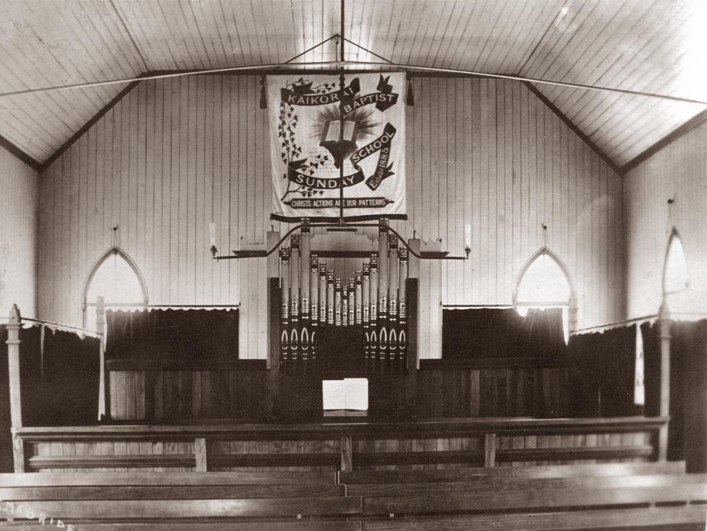 Interior of Kaikorai Baptist Church