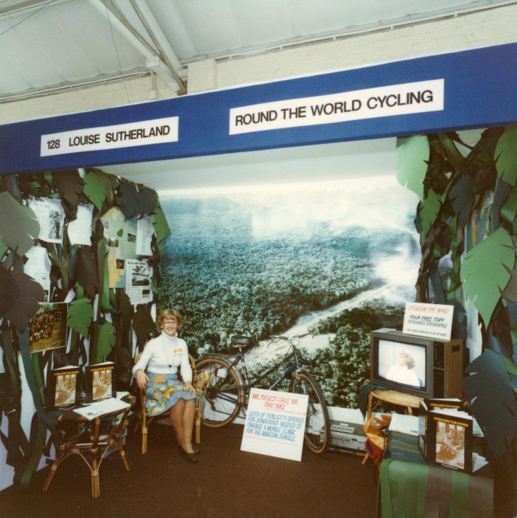 Louise Sutherland's display to raise funds