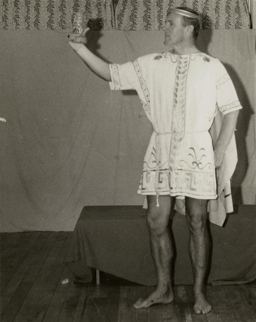David Wildey as Theseus in a Midsummer Night's Dream