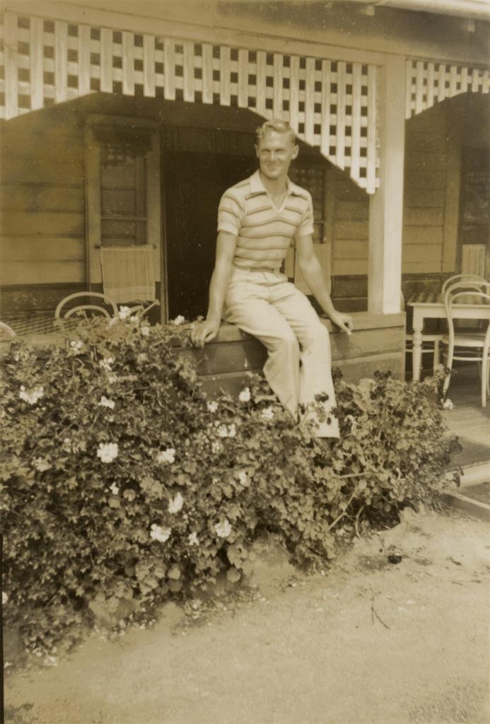 Man on porch II