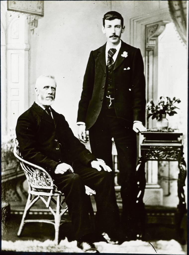 Two unidentified men