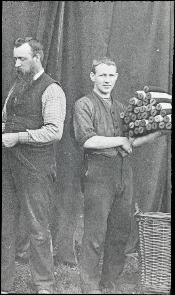 Two unidentified men