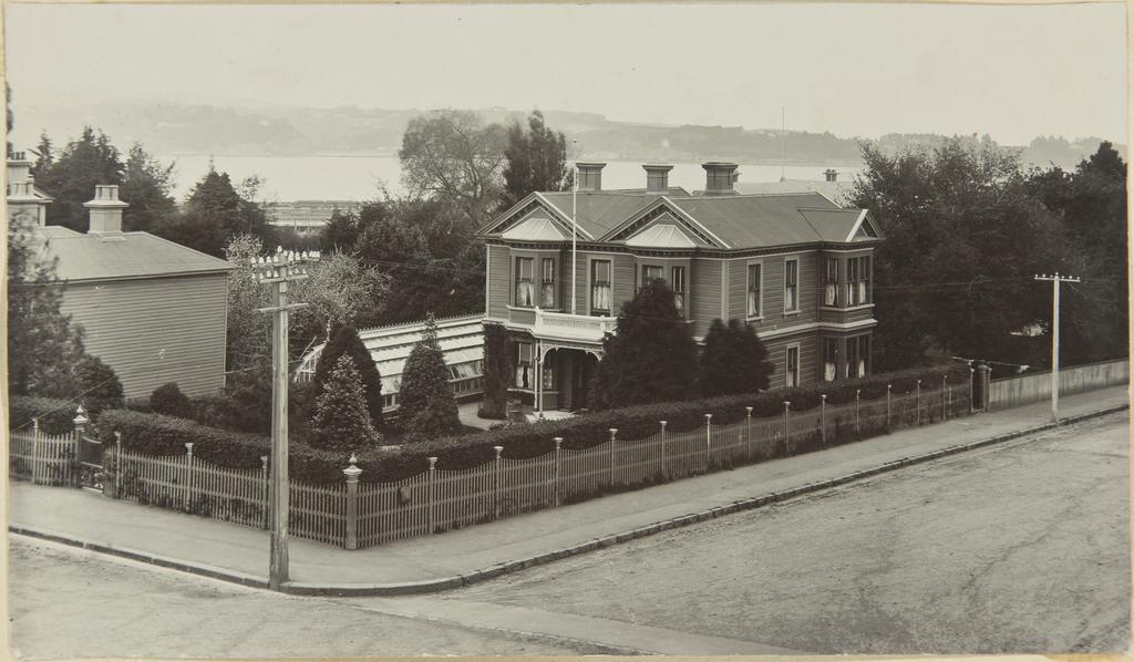 James Gray's private residence, corner Manor Place and Lees Street, Dunedin