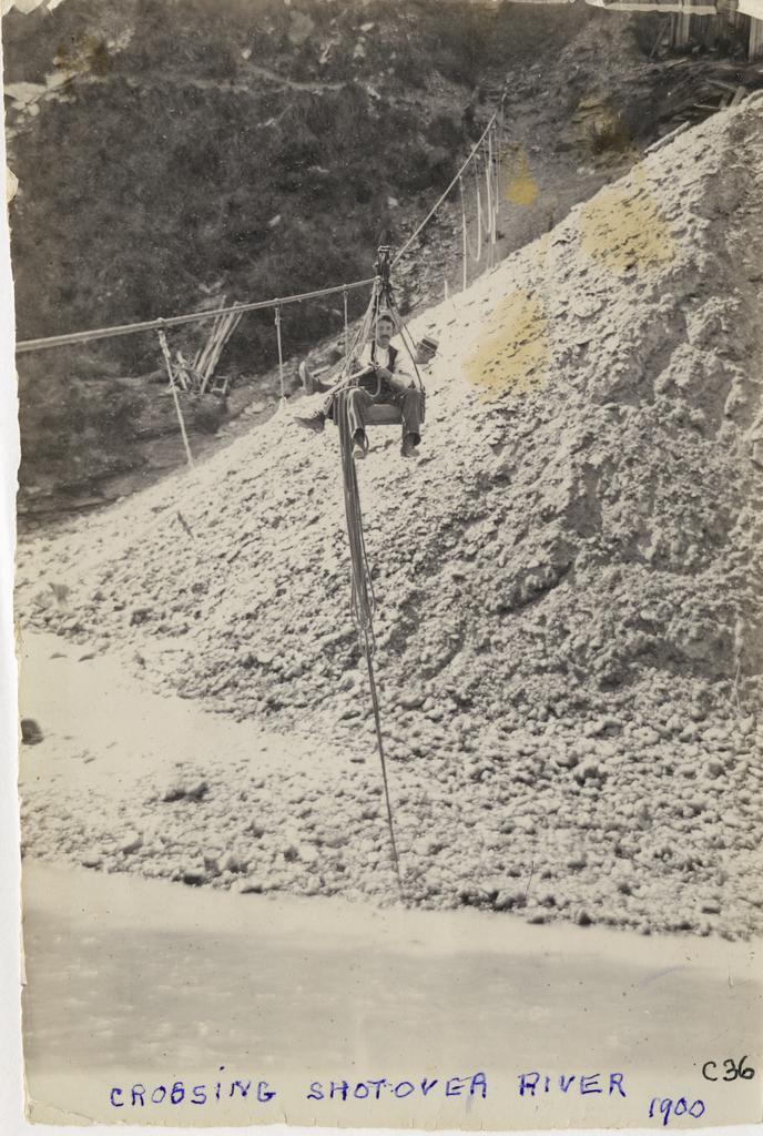 Crossing Shotover River