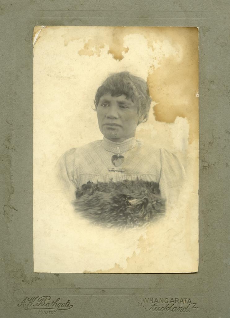 Hariata Te Raurau (Wilkinson) also known as Mahora Totorewa | Hocken ...