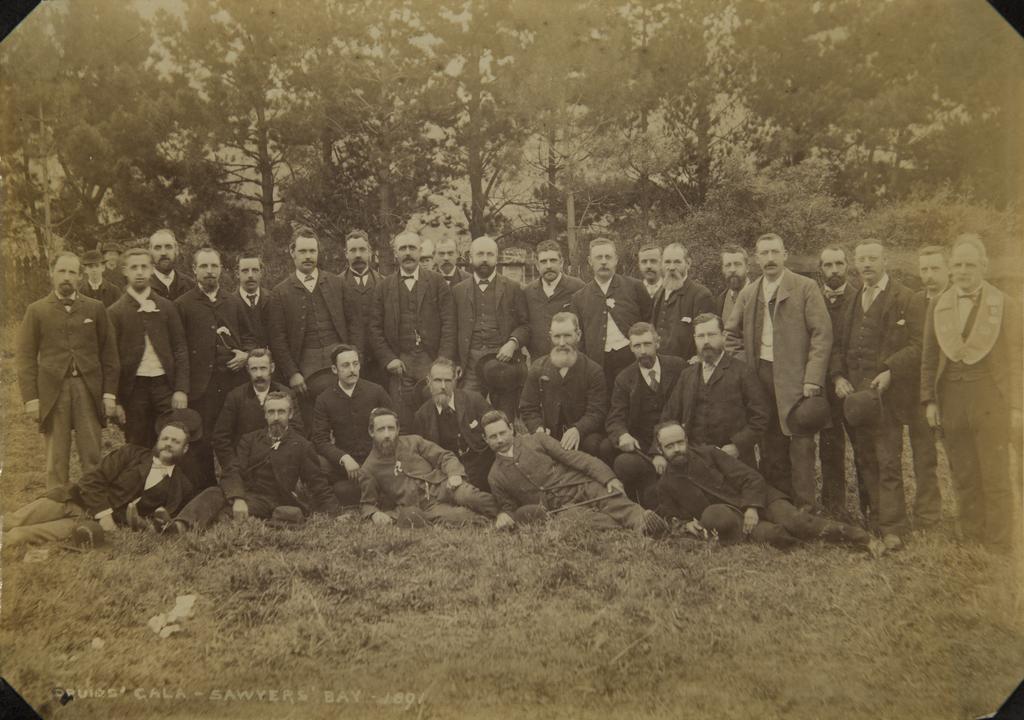 'Druids gala - Sawyers Bay 1891'