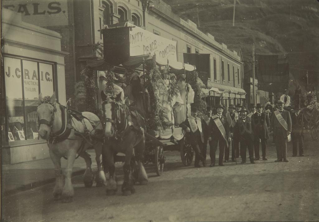 Street procession, Port Chalmers