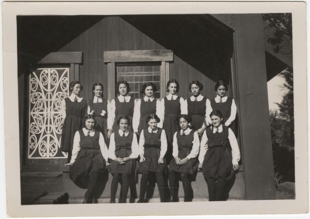 Twelve girls at Te Wai Pounamu College