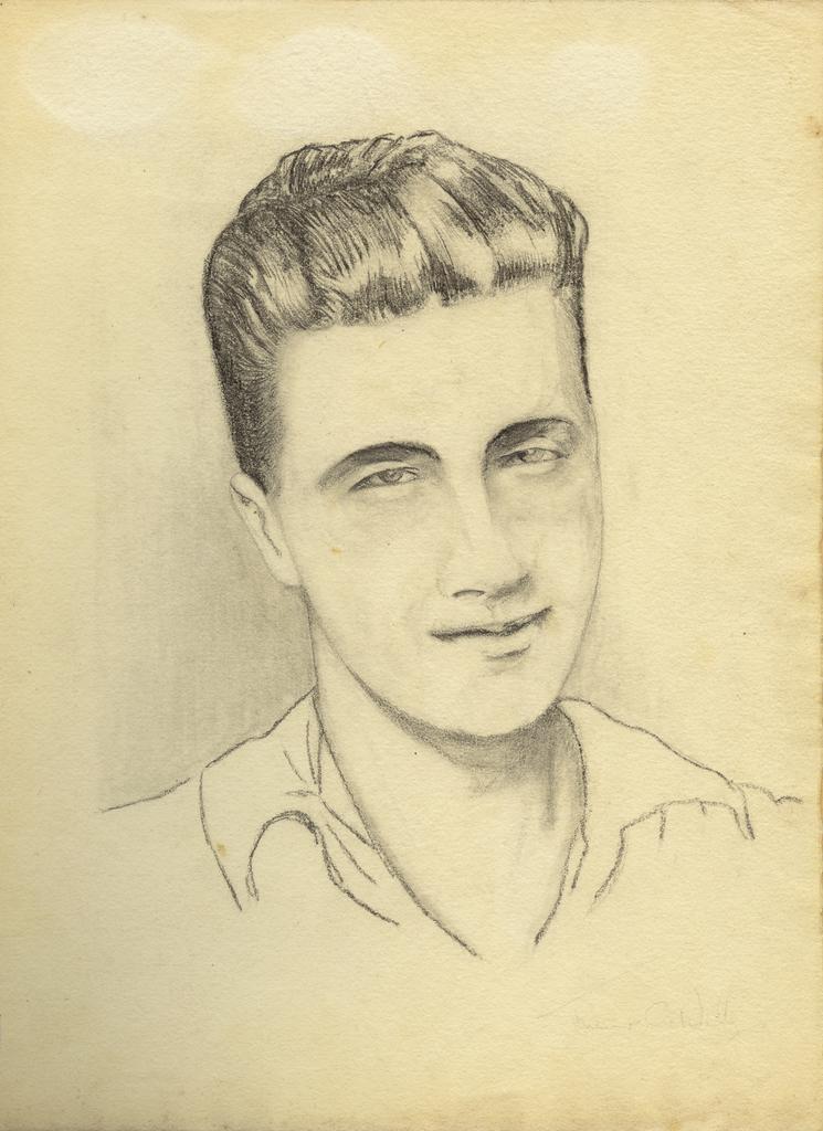 Sketch of Ernie Webber