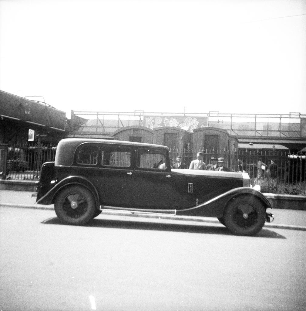 Ernie Webber's Rolls Royce car, Dunedin