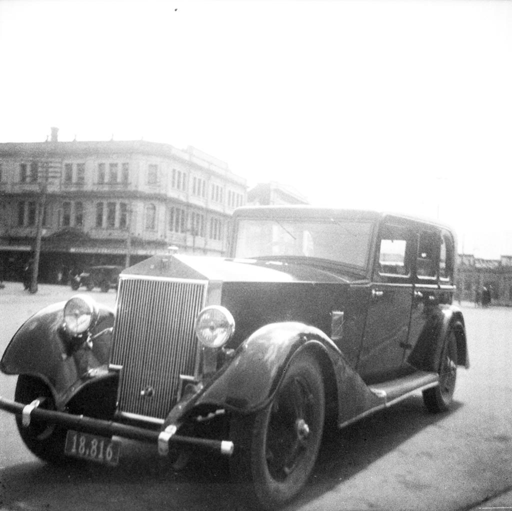 Ernie Webber's Rolls Royce car, Dunedin