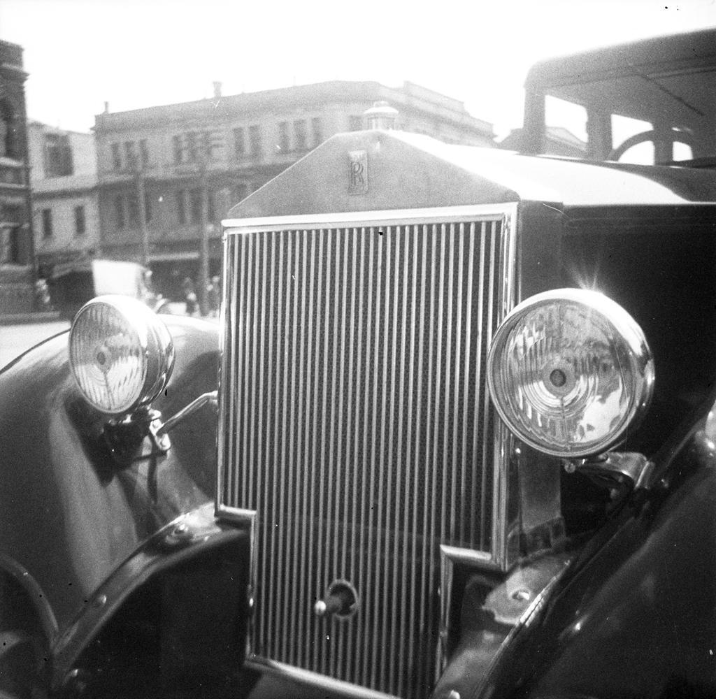 Ernie Webber's Rolls Royce car, Dunedin