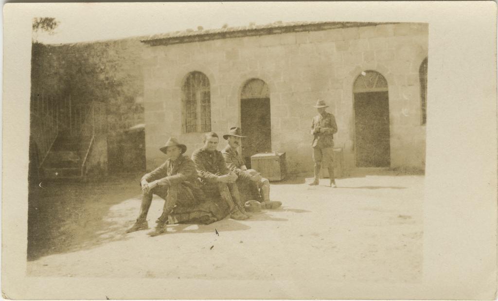 'Capt. Young, Capt. Ryan (dentist), Col. Walton, Jericho'