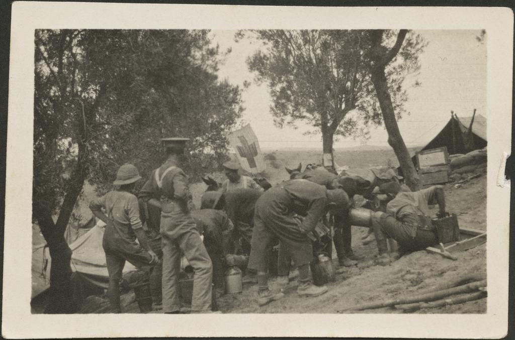 'Taylor's Hollow ANZAC, rum issue in evening'