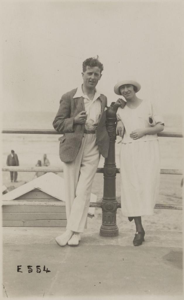 'W.H.A. [William Henry Allen] and wife honeymoon'