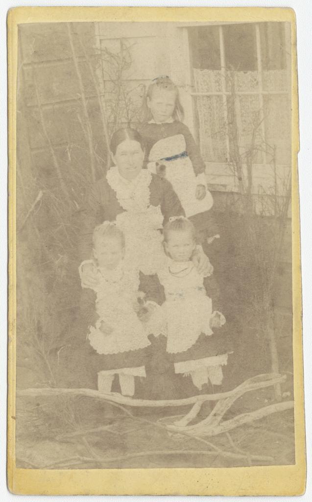 Woman and three girls, 'Raes of Raes Junction'