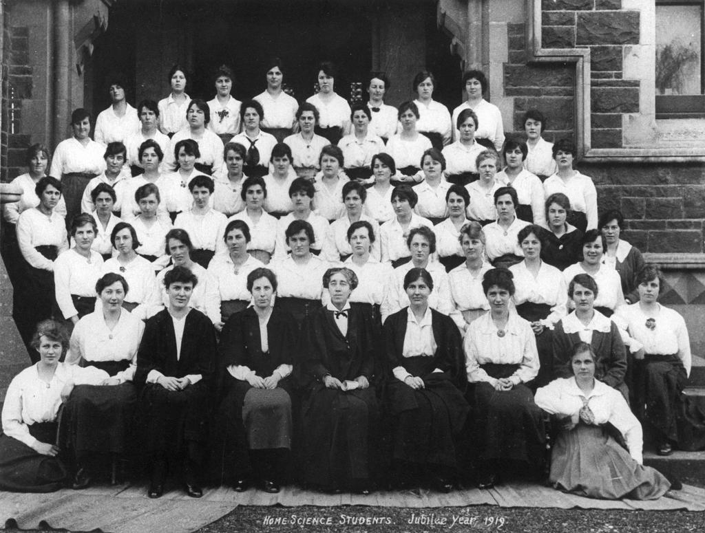 'Home Science Students Jubilee Year 1919'