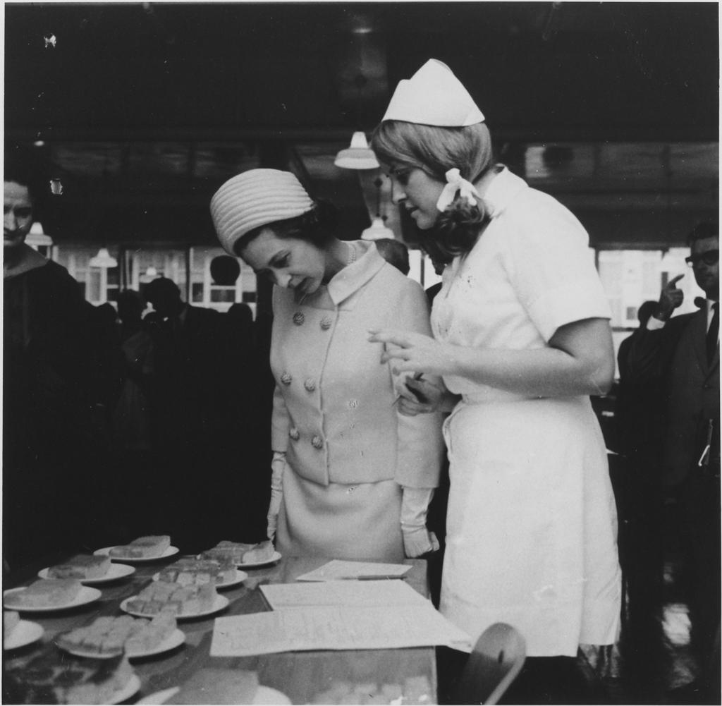 Queen Elizabeth II with Professor Coleman and J. Subritzky (Bekesi)