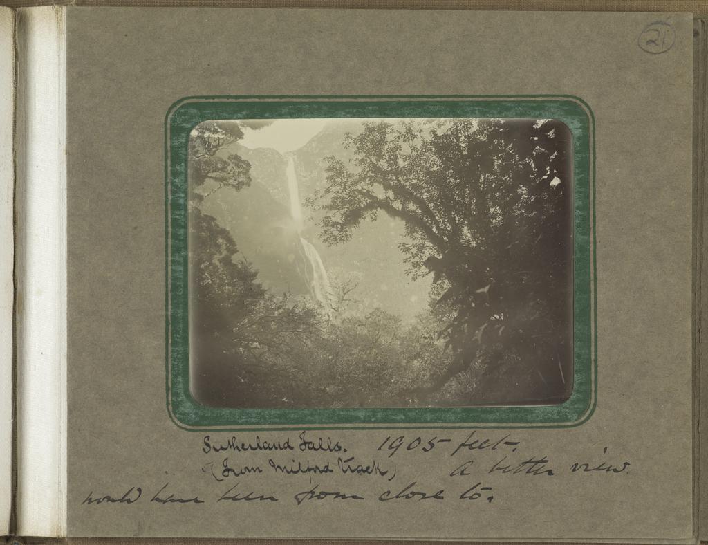 Sutherland Falls from Milford Track