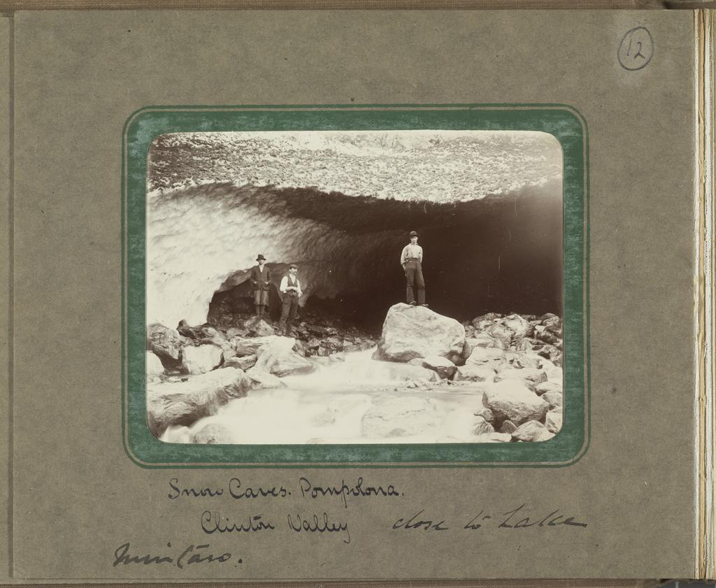 Snow caves, Pompolona, Clinton Valley