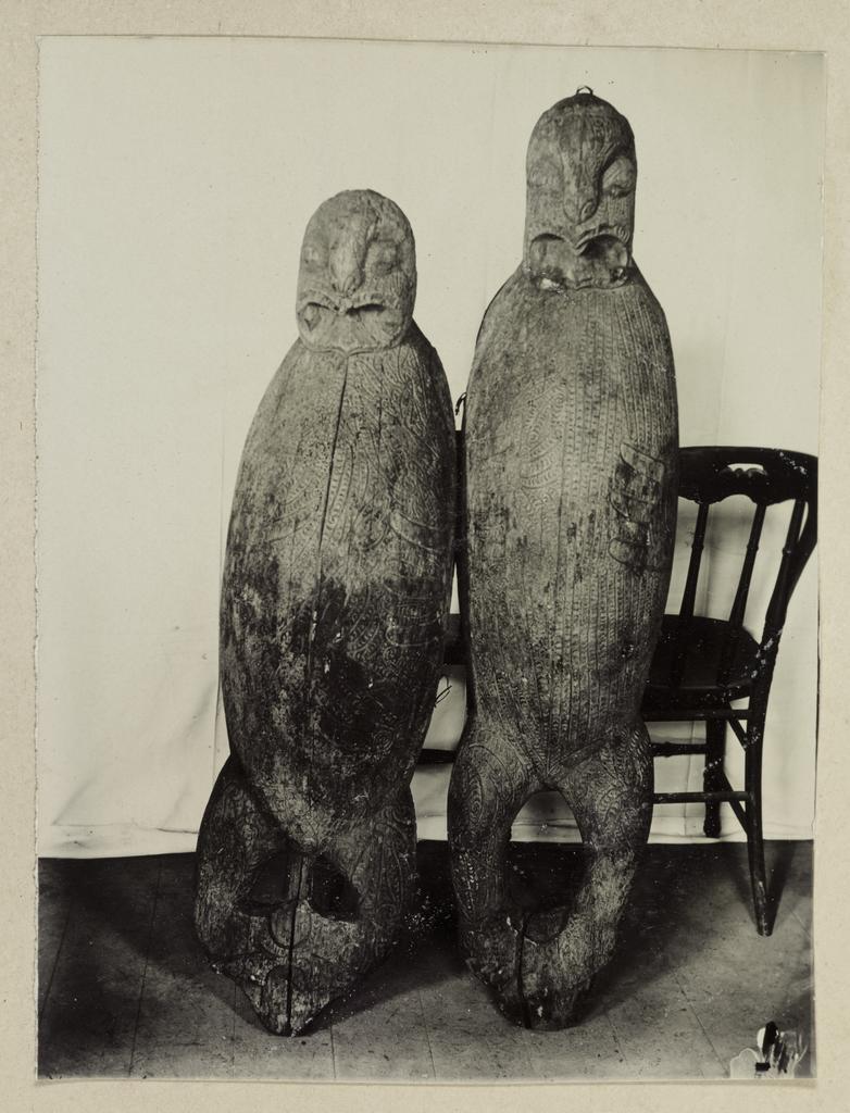 Two burial cases or coffins