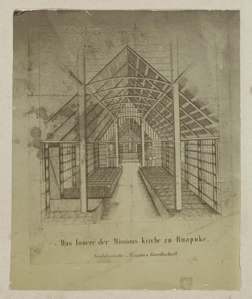 Interior of Ruapuke Mission Church