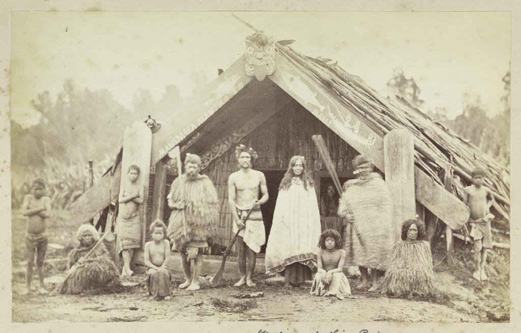 Wairarapa Māori at Mangakuta Pa, near Masterton