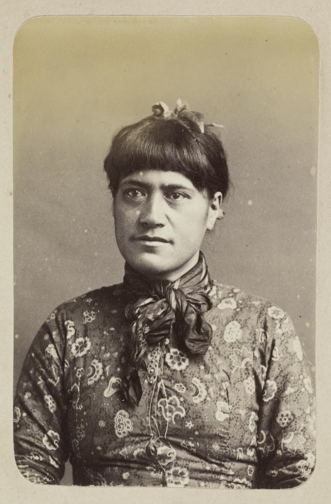 Unidentified young woman