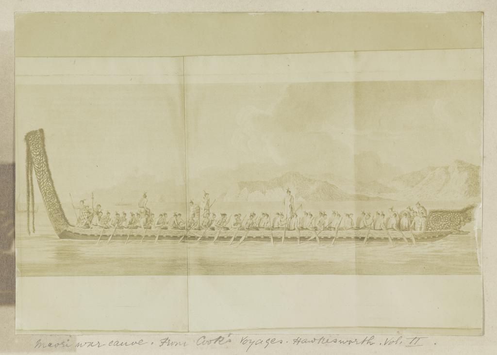 Māori war canoe