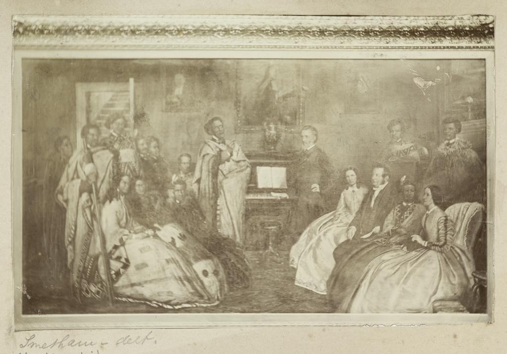 New Zealand Chiefs in Wesley's House (1863)