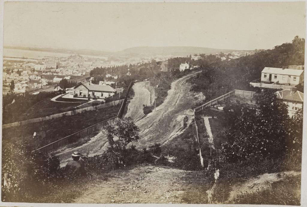 Hill rising from George Street