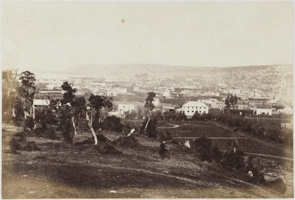 Old Botanical Gardens from University Hill, near Union St