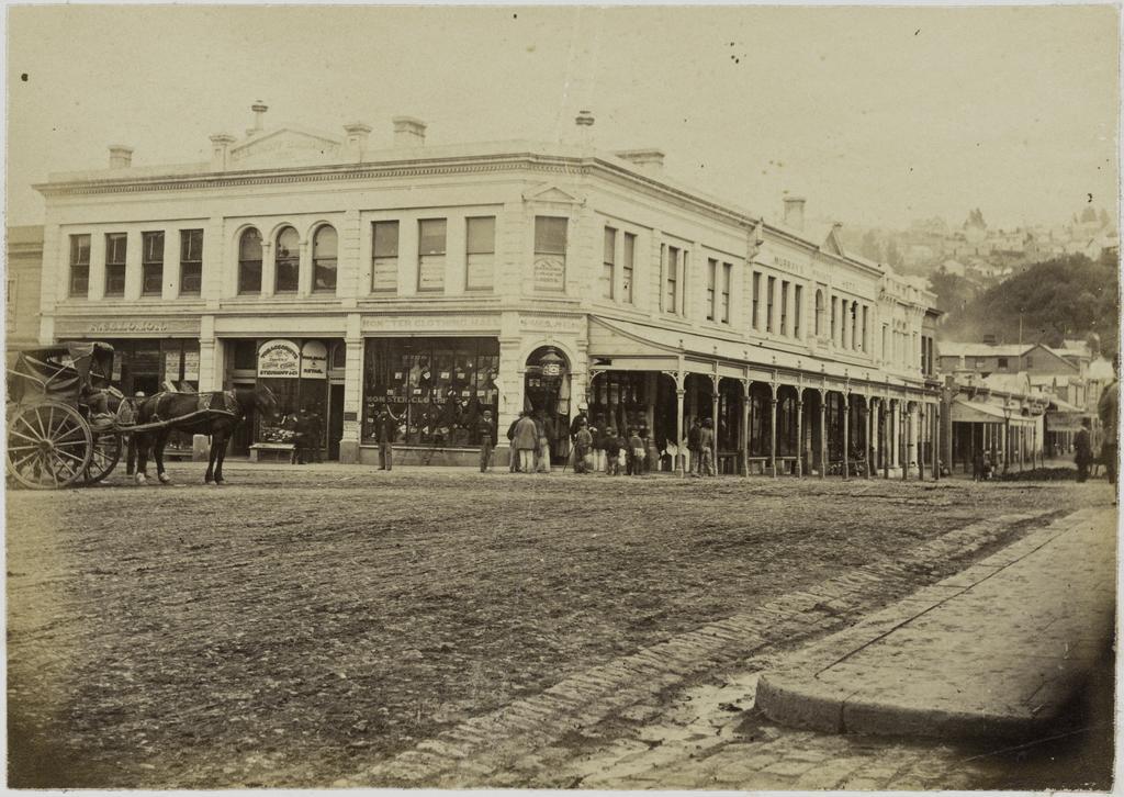 Corner of Princes and Rattray streets from Custom House Square