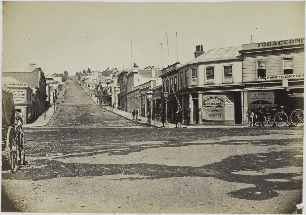 View up High St from Custom House Square