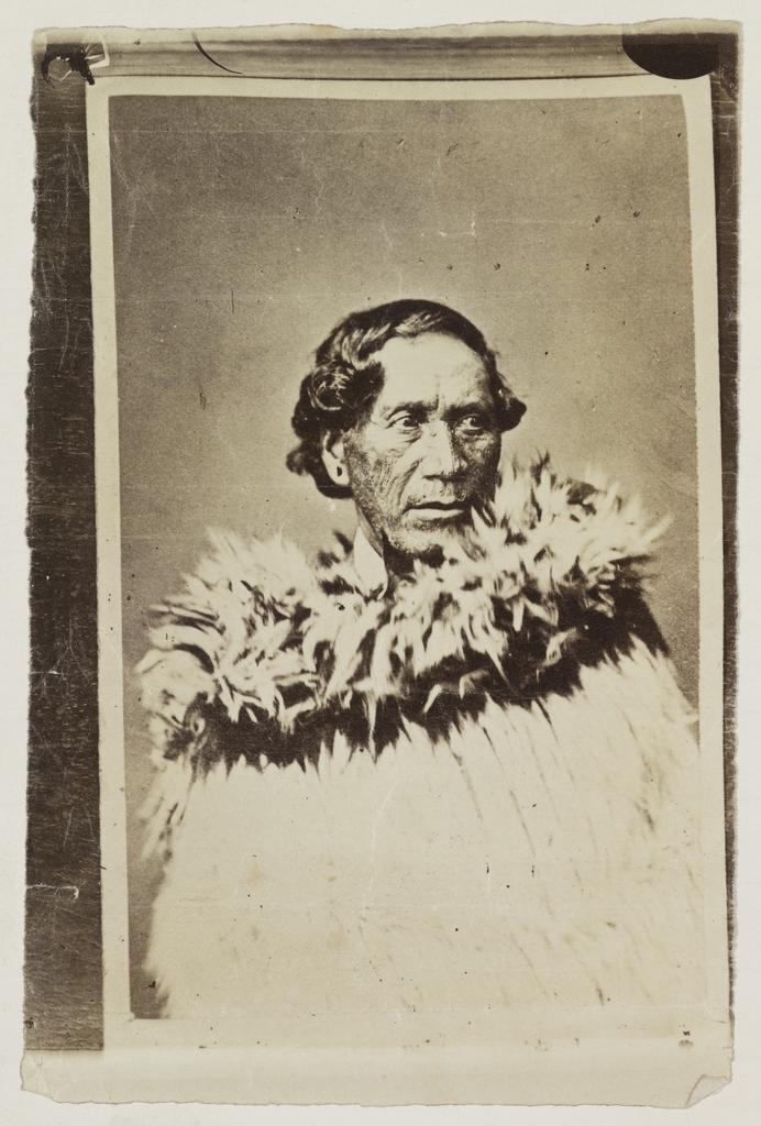 Unidentified man in a cloak