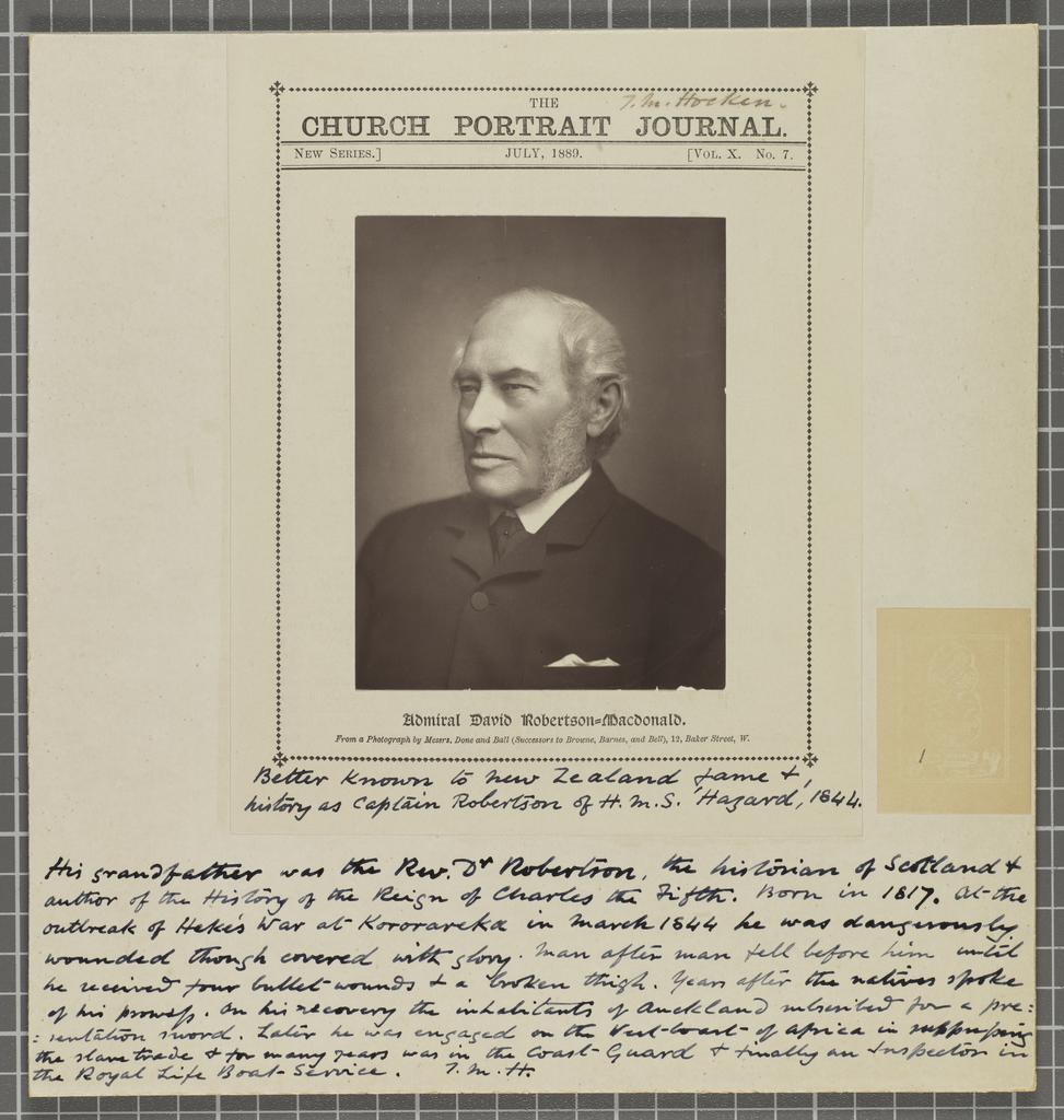 Admiral David Robertson-Macdonald