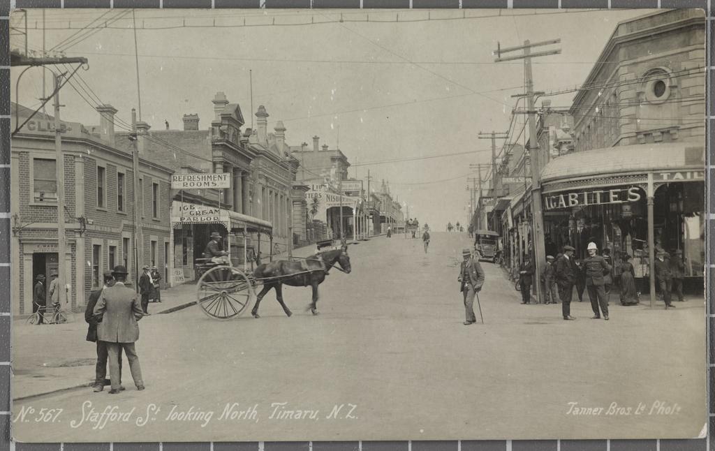 Stafford St looking North, Timaru, N.Z.