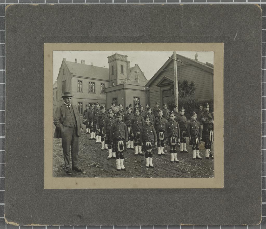 James Waddell Smith and the High Street School Drum and Fife Band