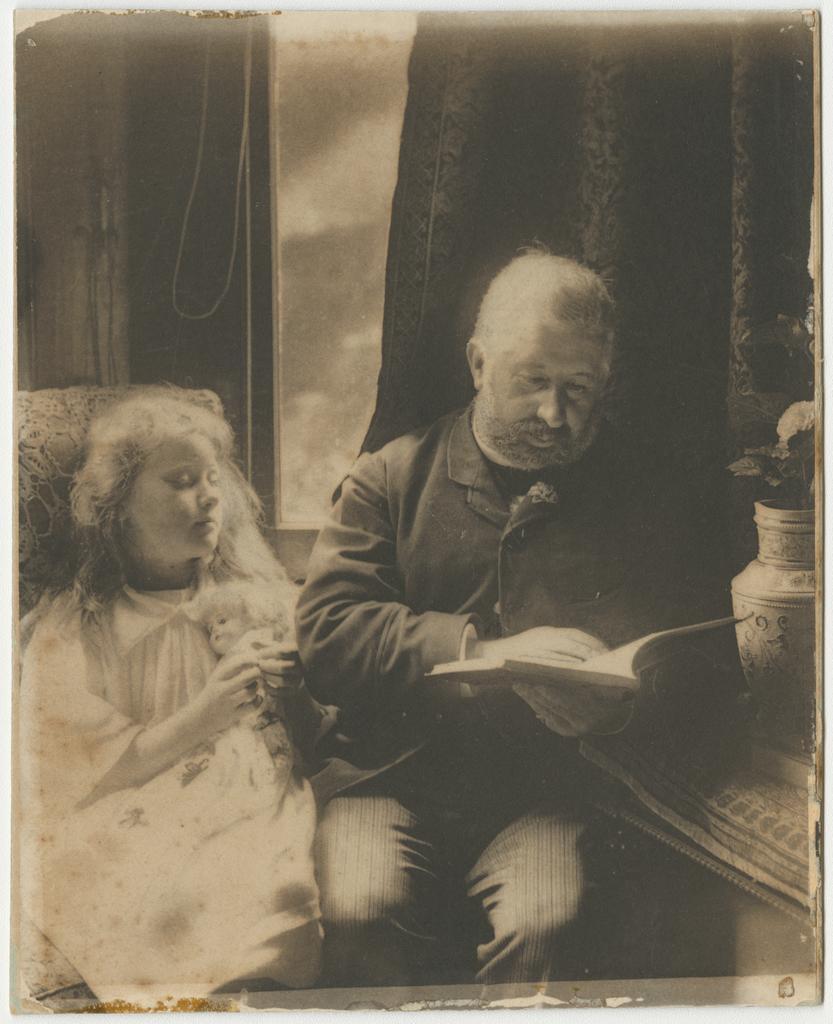 Gladys and her father, T.M. Hocken