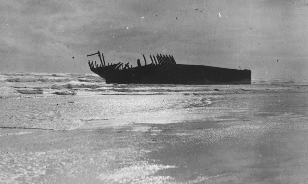 Wreck of the ship Hydrabad (also known as Hyderabad)