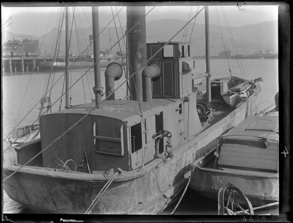 Old steamer at Lyttelton