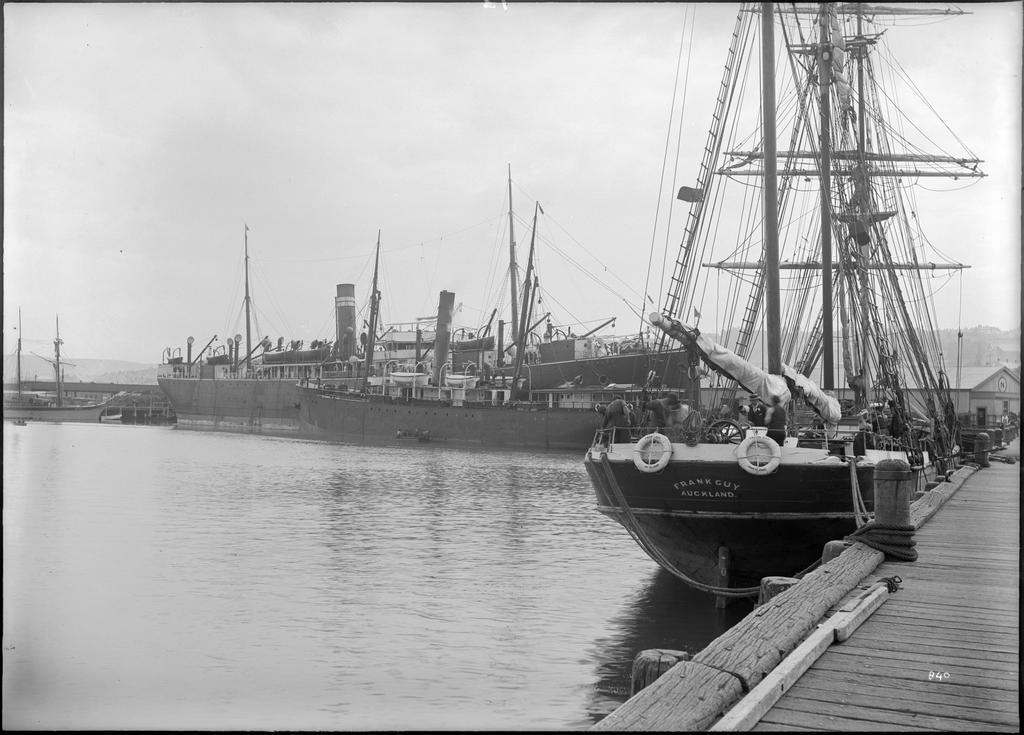 Sealda and Upolu at Cross Wharf