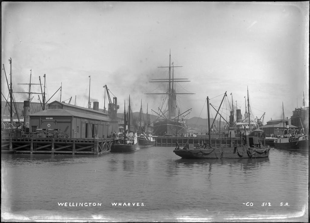 Wellington wharves