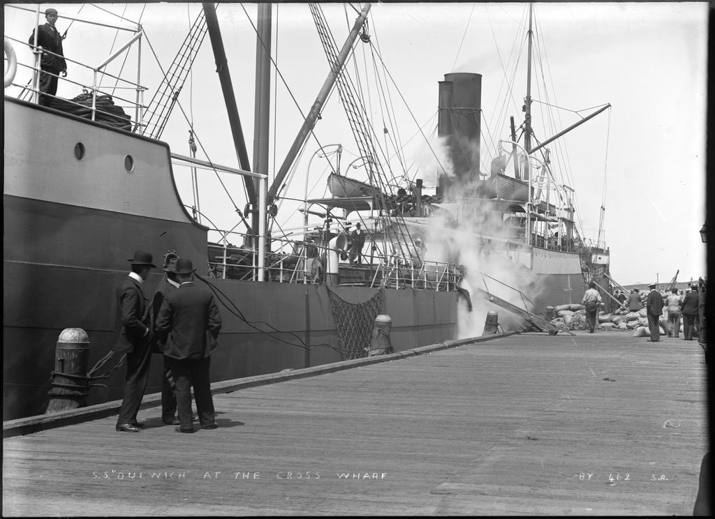 SS Dulwich at the Cross Wharf