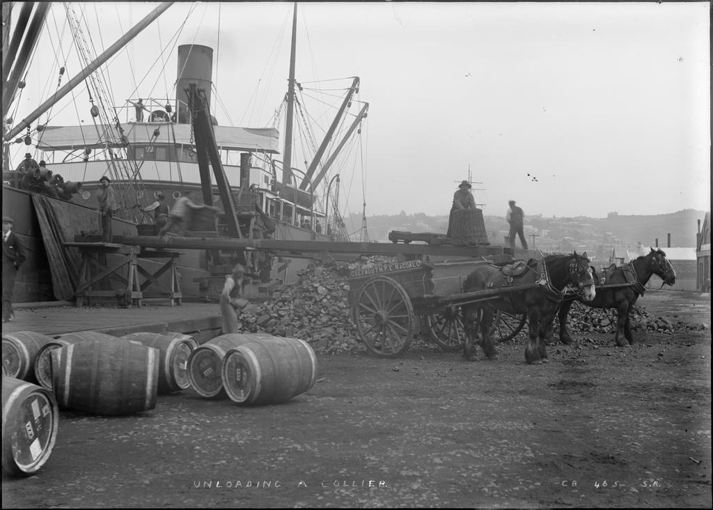 Unloading a collier