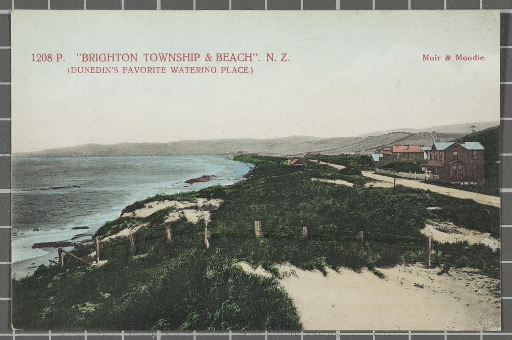Brighton Township &amp; Beach, N.Z. (Dunedin's favourite watering place)