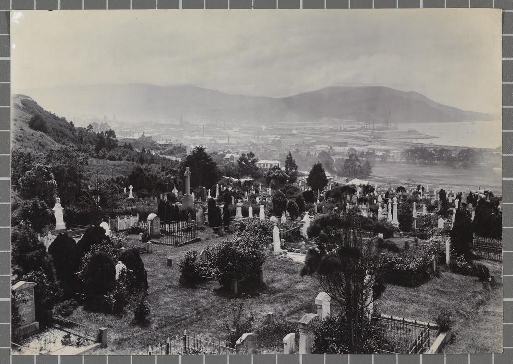A glimpse of Dunedin from the Southern Cemetery