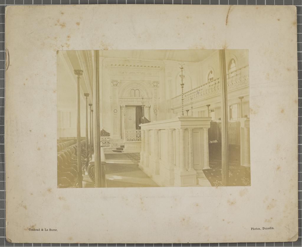 Interior of Dunedin Synagogue