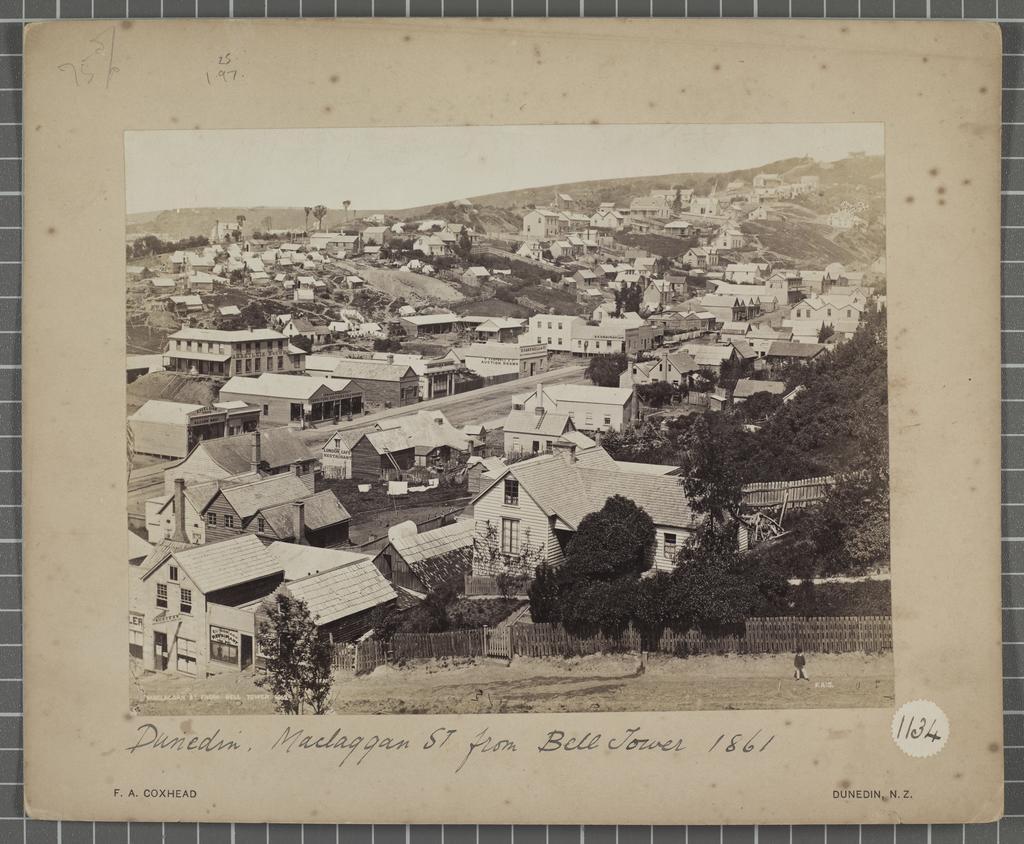 Maclaggan Street from bell tower 1861