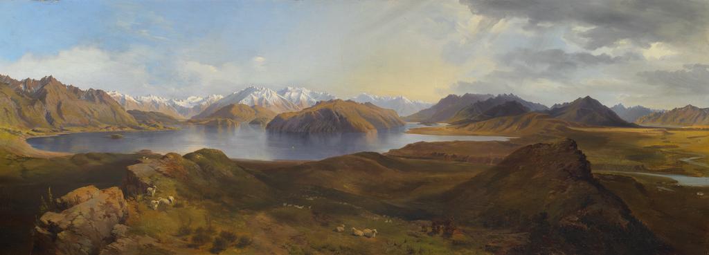 View looking north from Mt Iron, Wanaka